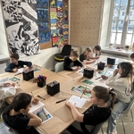 Warsztaty plastyczne klasy 2c w Galerii im. Sleńdzińskich - 03.jpg